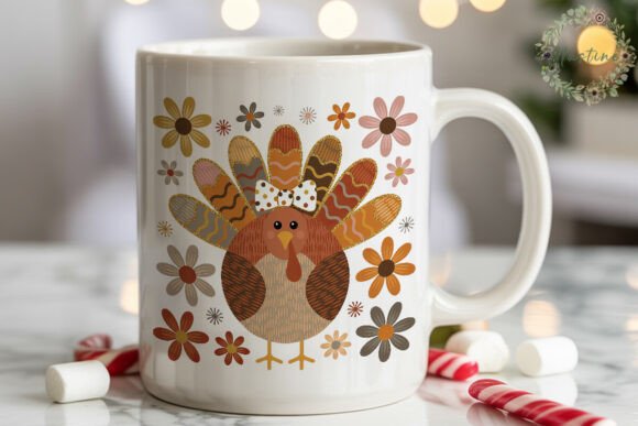 Download Cute Turkey Fall Flowers PNG Clipart - Cute Collection