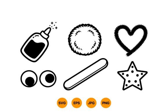 Download Cute Craft Supplies Clipart - Cute Collection