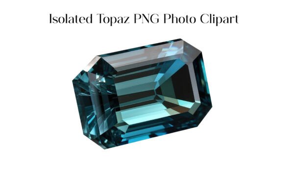 Download Isolated Blue Teal Topaz Photo Clipart - Teal Collection