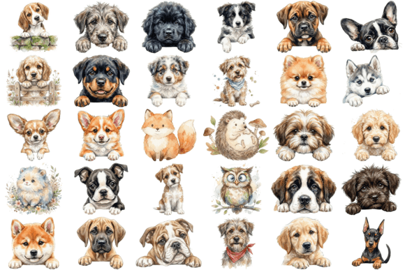 Download Adorable Puppy Breed Collection - Premium Resources