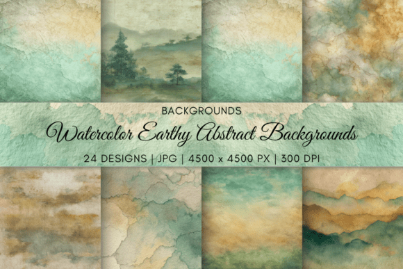Download Watercolor Earthy Abstract Backgrounds - Backgrounds Collection