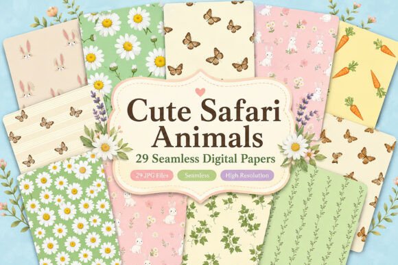Download Cute Spring Digital Patterns - Cute Collection